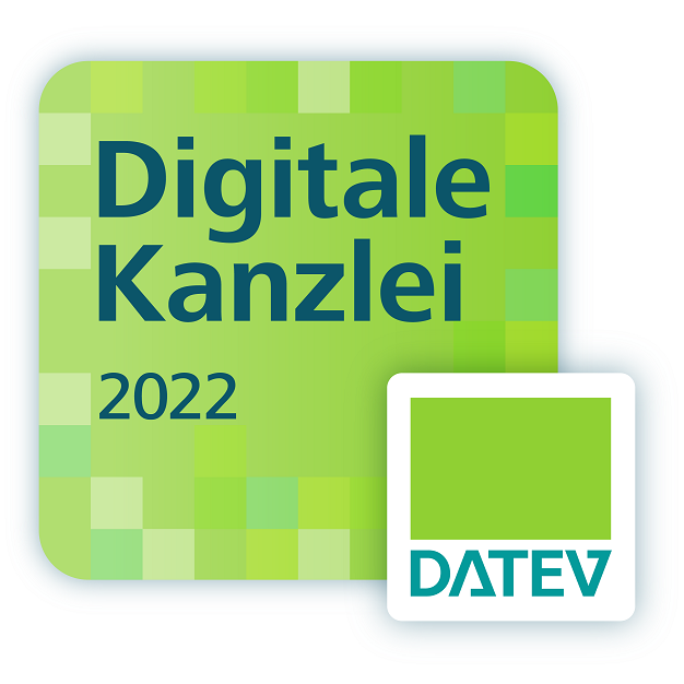 „Digitale DATEV Kanzlei 2022- Ausgezeichnet als Kanzlei mit hoher digitaler Kompetenz