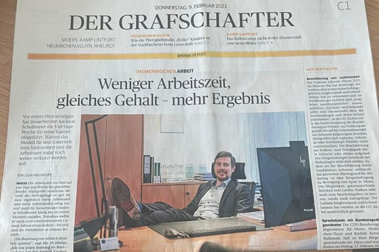 Titelseite in der Rheinischen Post!