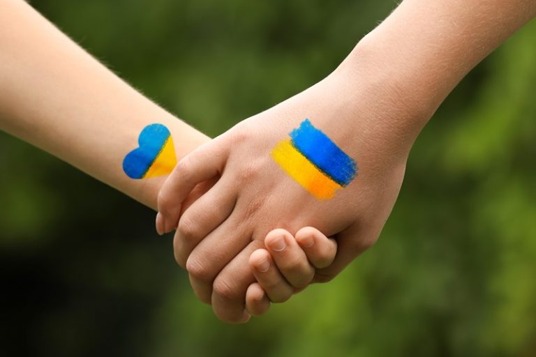 Unterstützung für Ukraine Geschädigte